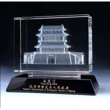 High-Grade 3D Image Crystal K9 Glass Building Model